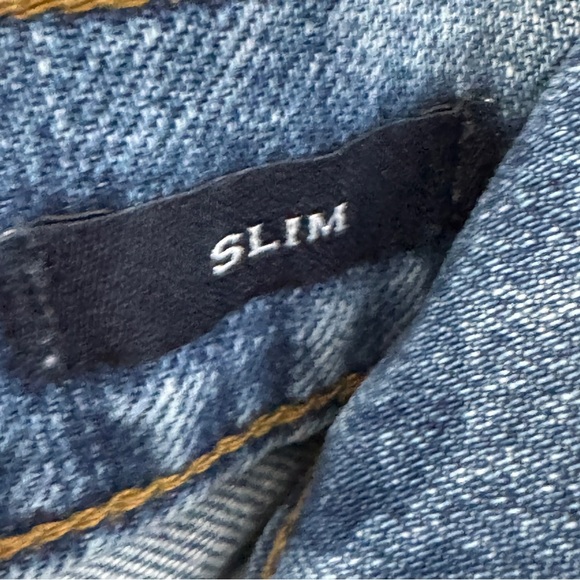 J.Crew Flex Slim Jeans W35 L32 Blue Denim Stretch - Picture 6 of 9